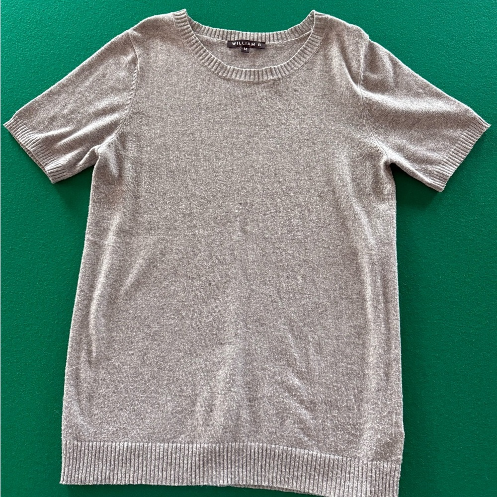 William B Gray Short Sleeve Sweater - Size M